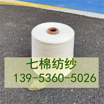 8.9竹纤维涤纶色纺纱纱线网 再生棉竹纤维纱 13953605026