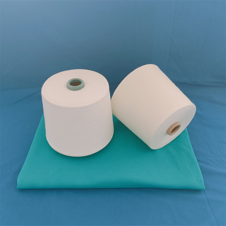 丝光烧毛纱和莫代尔纱哪个好？2406在机现货17667199207 新疆长绒棉纱 纯棉中空纱