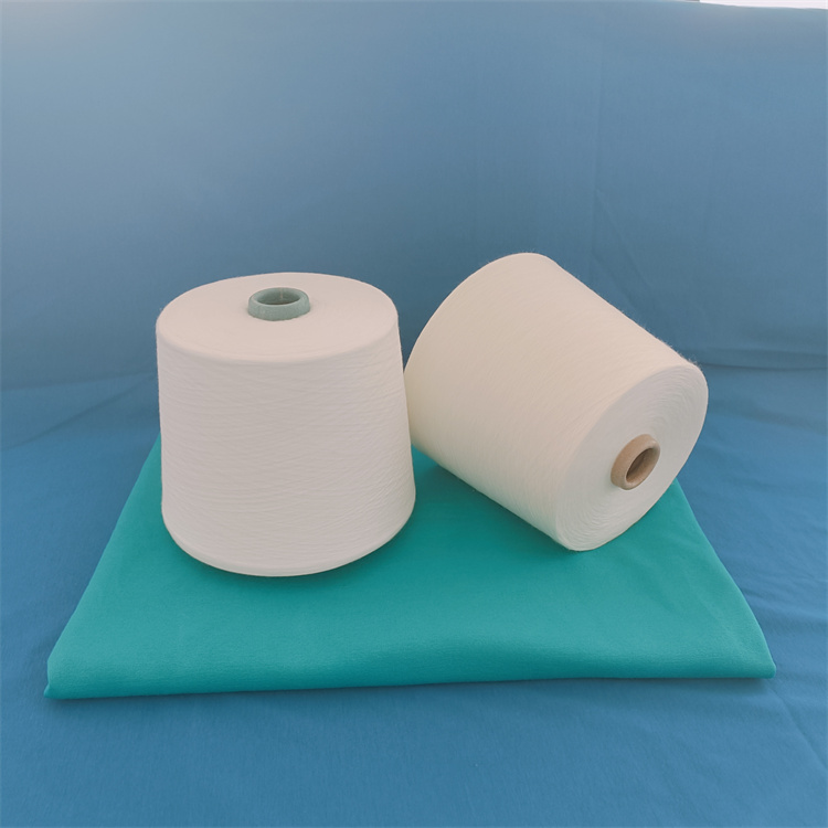 环锭纺粘胶纱在机5支-100支在机现货？2406工厂直发17667199207  环保粘胶纱 涡流纺涤粘纱